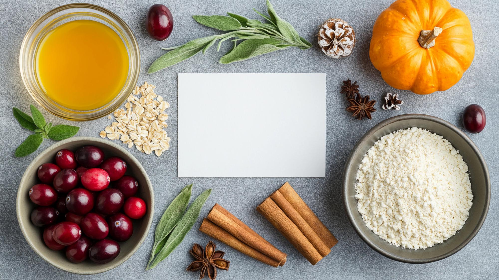 Subscription box with labels and recipe cards